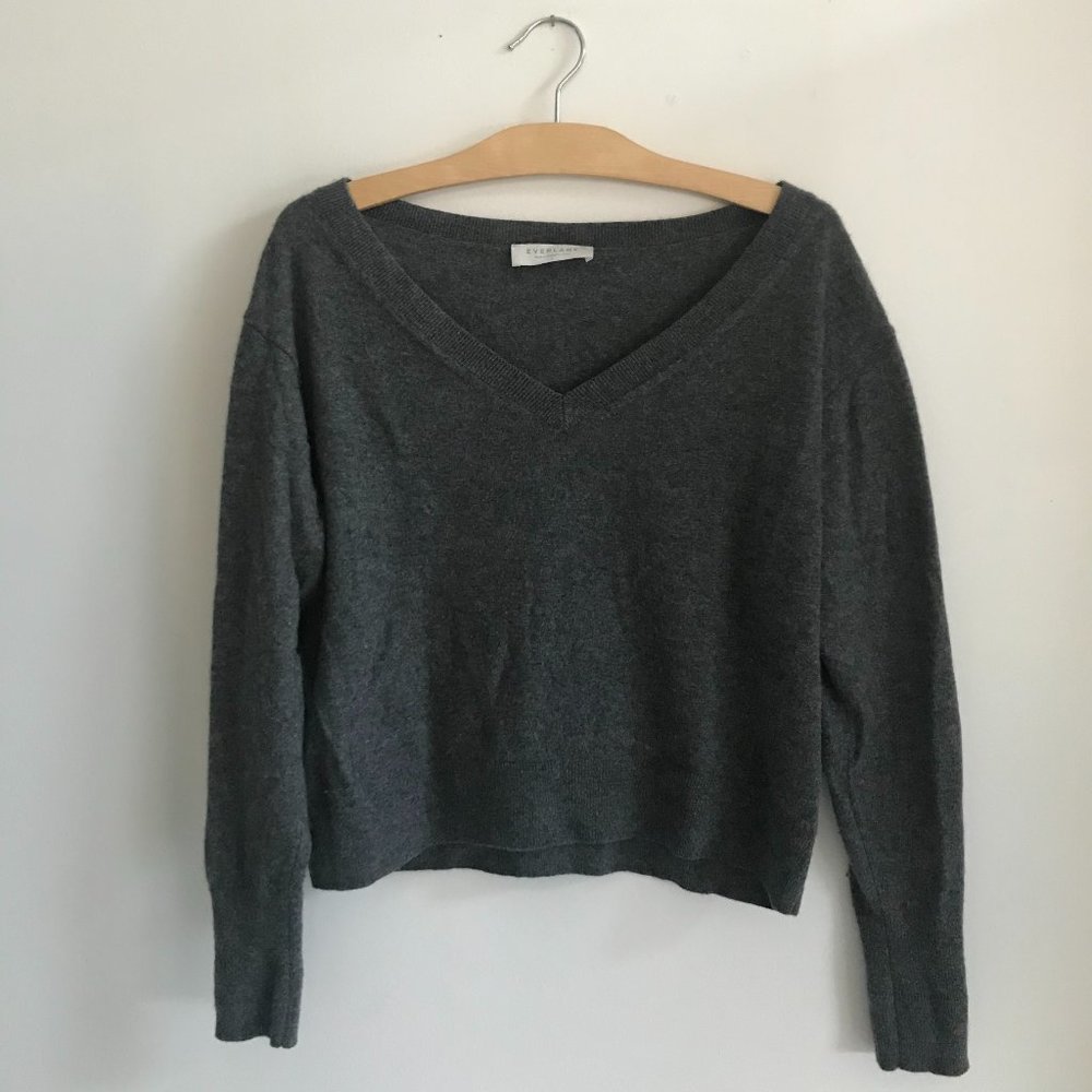Everlane 100% Cashmere V-Neck